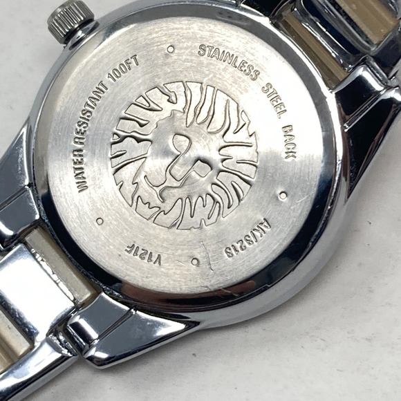 Anne Klein Watch Women 30mm Silver Tone Beige Resin WR 30M New Battery 6.5" - Picture 14 of 16